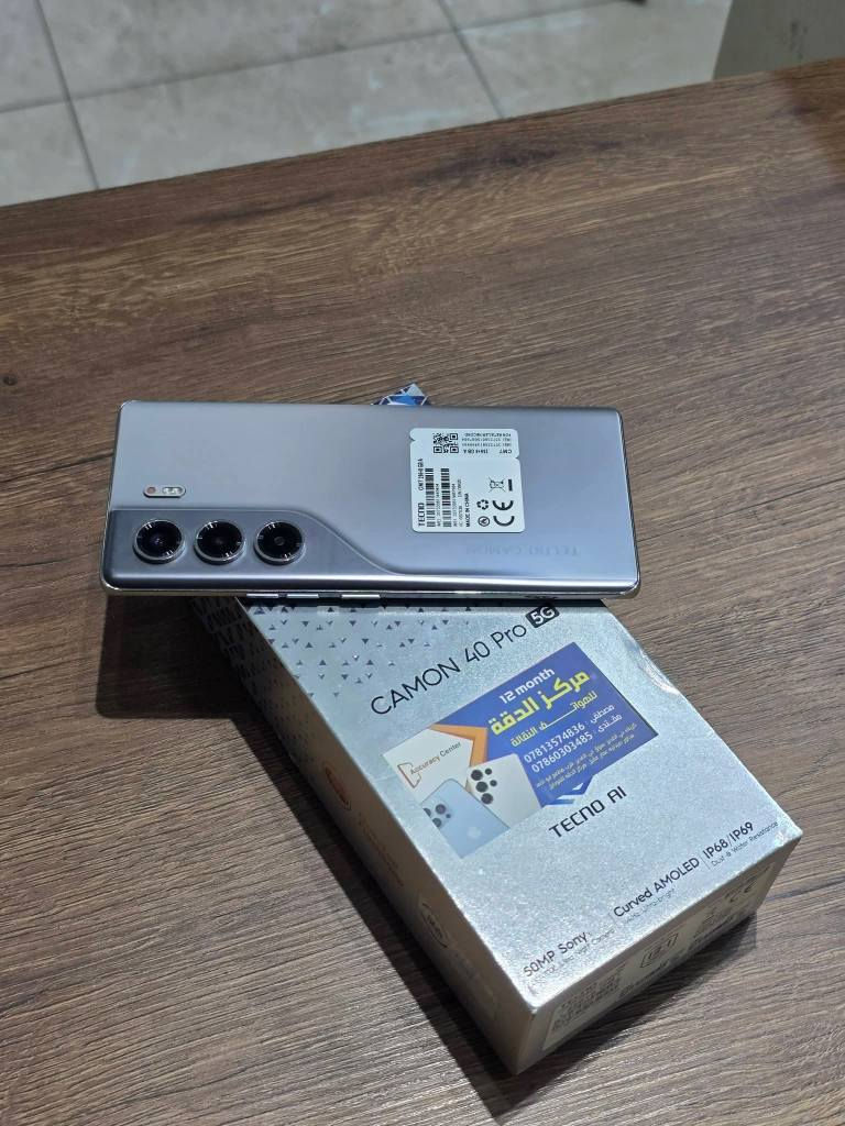 تكنو كامون 40 برو 5G ذاكرة 256GB الرام 16GB النضافة 100% السعر 275 قفل قفل للشراي فقط
النجف الاشرف.. النجف, العراق


**إذا كنت صاحب هذا الإعلان وتريد حذفه لأي سبب، رجاءا أرسل رسالة إلى الدعم الفني**