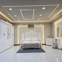 نجارة عراقية • سرير ٢٠٠×١٦٠ • بلوك ٦ أرجل