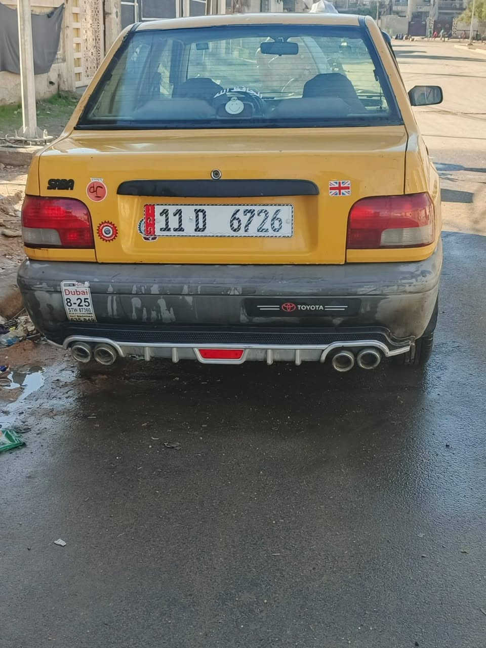 سياره سايبا موديل ١١ سنويتها جديده مصفره رقم انكليزي مكانها بغداد الشعب احولك ثاني يوم معروضه ٢٣ ورقه  والشراي يتصل ***********
