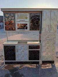 كاونتر قطع تسكام سنكي مرمر قياس مترين درجه اولى مبطن عاموديه بيها سله ...