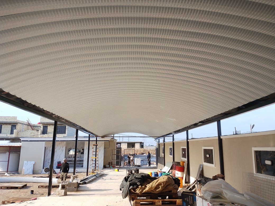 تم بعون الله عمل سقيفه في منطقه تاجي ونشكر كادر شركه قمريات اللسقائف كي سبان سعر المتر ٢٣الف ***********
