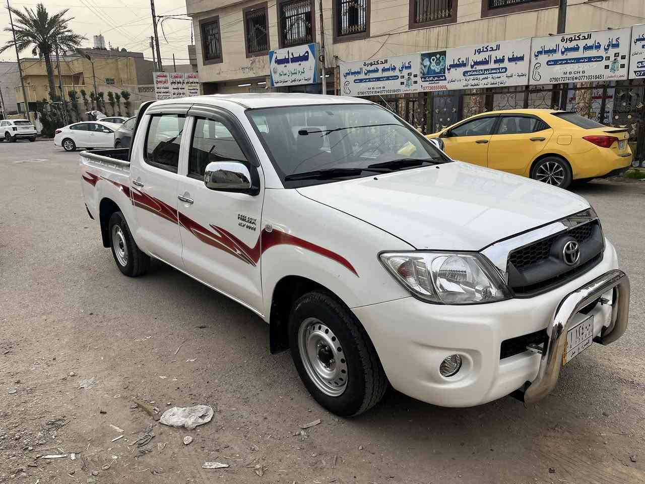 السلام عليكم للبيع هايلوكس 2011 كير عادي  رقم بصره كويتيه شاصي 19 اتصال ع هذ ***********
