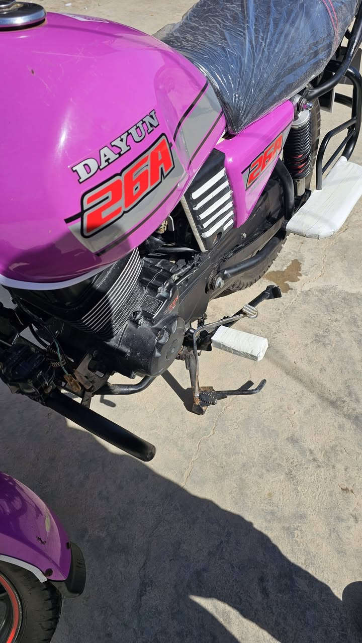 دايون للبيع
موديل 2023 لون بنفسجي 
اوراق اصولي 
دراجه مكفوله كفاله عامه من محرك واوراق 
مكاني الحله 
سعره١٨٠٠ وبيه مجال 
***********
