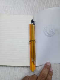 انتيكات • اقلام قديمة • دفتر أصفر قديم