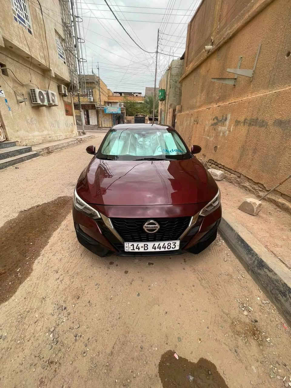 نيسان سنترا المديل 2021جديده جاهزه من كلشي تايرات جدد حداديه جديده رقم بصرة تحويل   ***********
