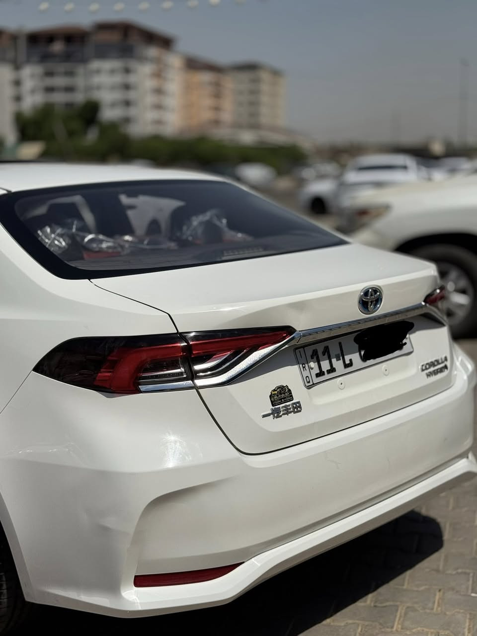 للبيع فقط بدون مراوس
كورلا هايبرد 2024 
شكل الخليجي 

ماشية 51 الف كيلو متر 

فول مواصفات 1/1

داخل احمر
بصمة 
حساس 
سلايد
رادار امامي
تحكم ستيرن كامل
شاحن وايرليس
جلد
دخول ذكي
قيادة ذاتية
اشاير ب مري
شاشة كار بلي

الخ من مواصفات معروفة

الملاحظات
بيه بارد باب الصدر شي بسيط
وبيه خدوش ورصعات عادية مال شارع 

موجود سونار وتفحص وين ميعجبك
كفالة كير ومكينة وكهربائيات وكفالة حتى من الصبغ وتبديل 

السعر 145$ بي مجال بسيط
هزة وفحص جديد وتحويل بنفس اليوم 

عنواني بغداد البياع 

***********.
