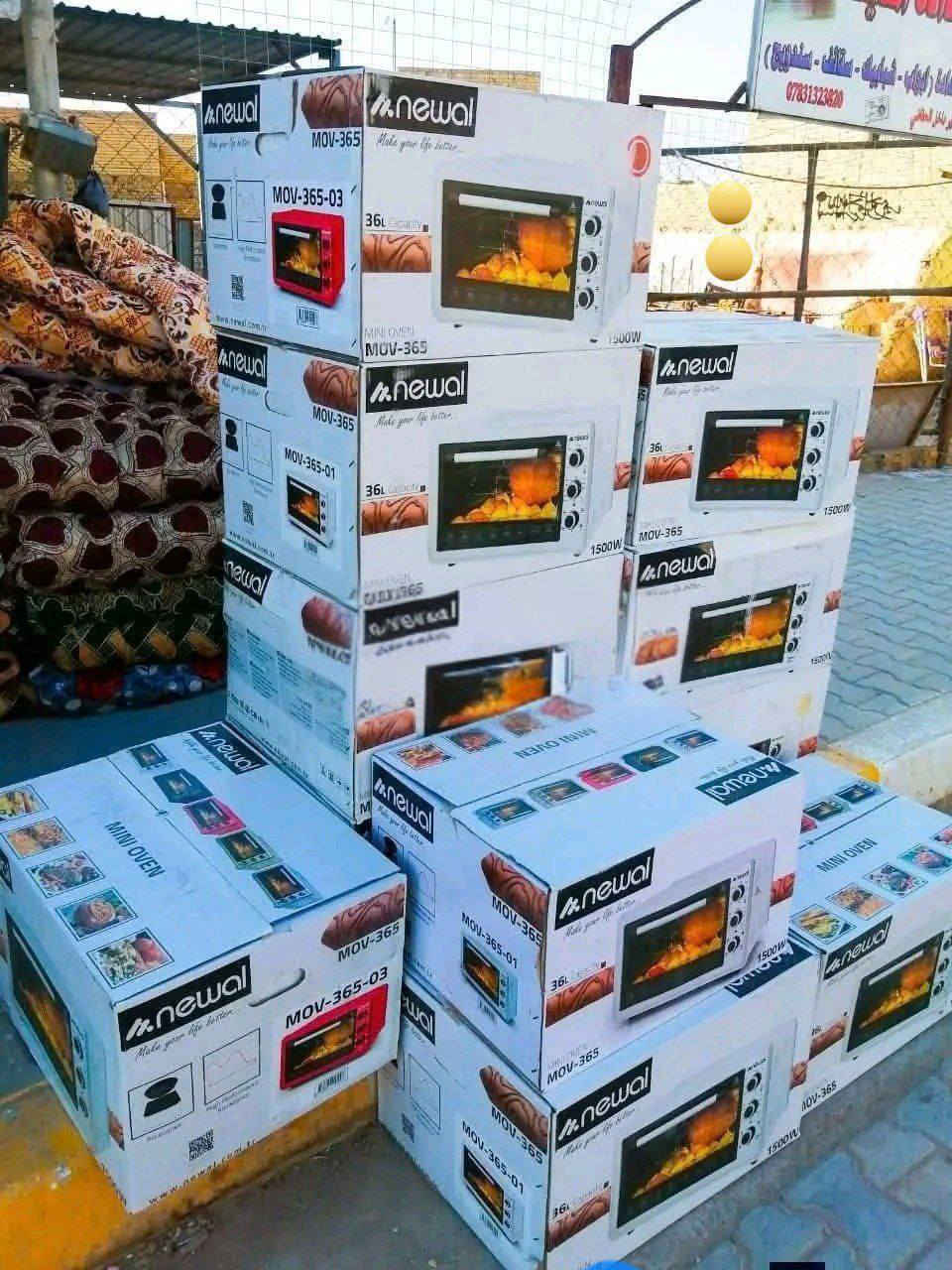 🛍  جديدنا فرن ماركه نوال التركيه الاصليه
 ضمان سنه 
• سعة 36 لتر مع شوايه
• مؤقت لمدة 90 دقيقة
• ترموستات 320 درجة مئوية
• نيكل كروم غير قابل للصدأ
• صينية مستطيلة المينا ، صينية مستديرة المينا
• الطاقة: 1500 واط
اوفن ماركة نوال حجم ٣٦ لتر   ضمان لمده سنه
الحجز عالخاص .


**إذا كنت صاحب هذا الإعلان وتريد حذفه لأي سبب، رجاءا أرسل رسالة إلى الدعم الفني**