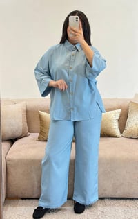 طقم جينز • أنيق • مقاسات M-L-XL-XXL