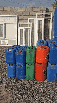 صلاح الدين الشرقاط • ساحة يحيى ابو جنيد • براميل جلكانات