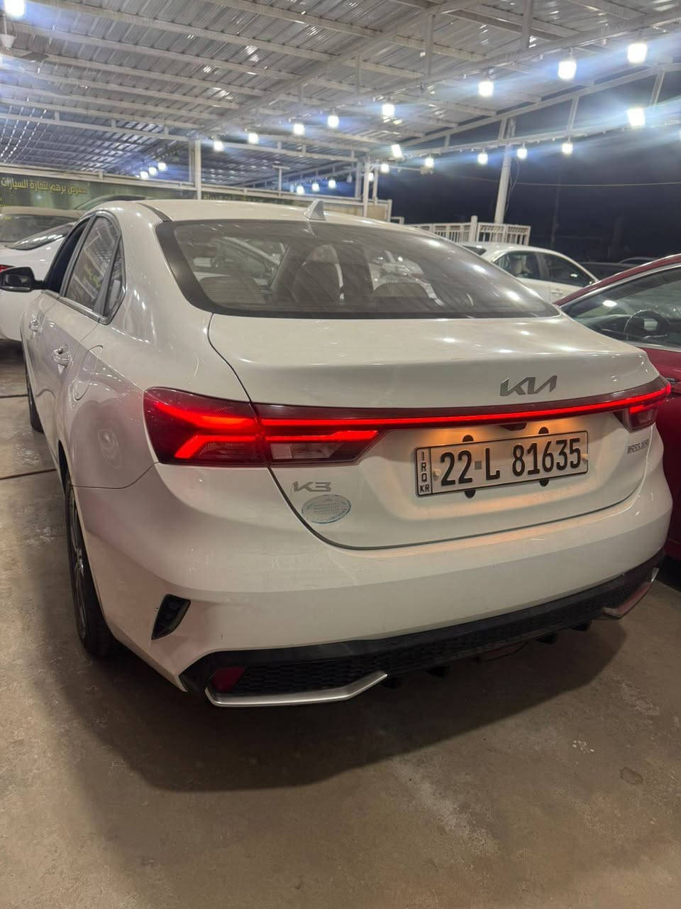 سلام عليكم K3 مديل 2022 مكفوله بيه بارد فقط فول موصفات تبريد قطعتين داخل رصاصي السعر 137مكلف بل نشر رقم صاحب السياره *********** السياره بصليخ
