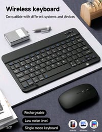 كيبورد • ماوس بلوتوث • حجم صغير