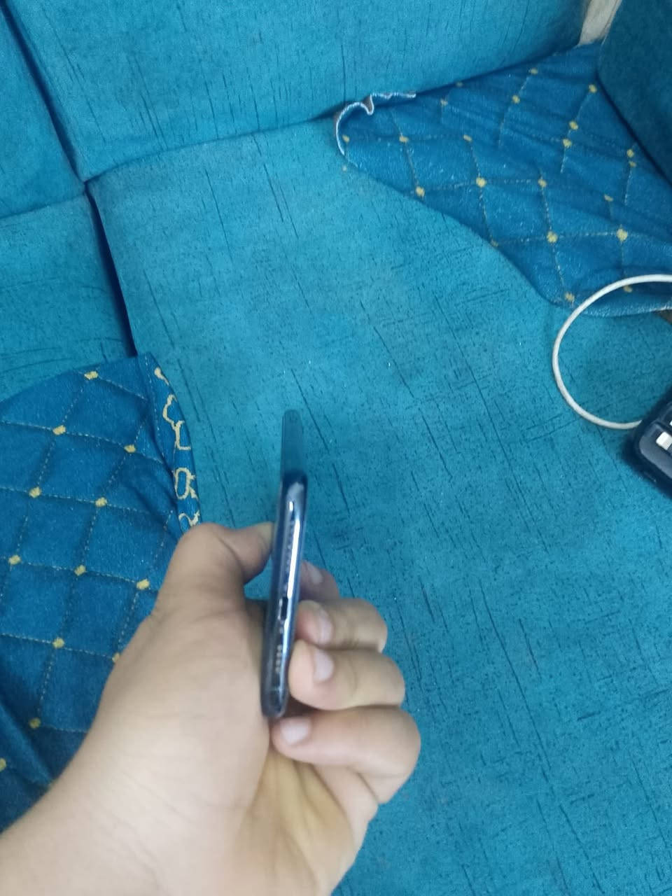 سلام عليكم آيفون 11برو ماكس مبدل شاشه
وكامره إماميه واكفه شريط فالت ب15يسو 
وفيس إيدي واكف
بطاريه 78
ذاكره 256 
تصويره يخبل
سعر 275وبي مجال مكاني بغداد لحبيبيه قرب مطعم وليد 
رقمي ***********
