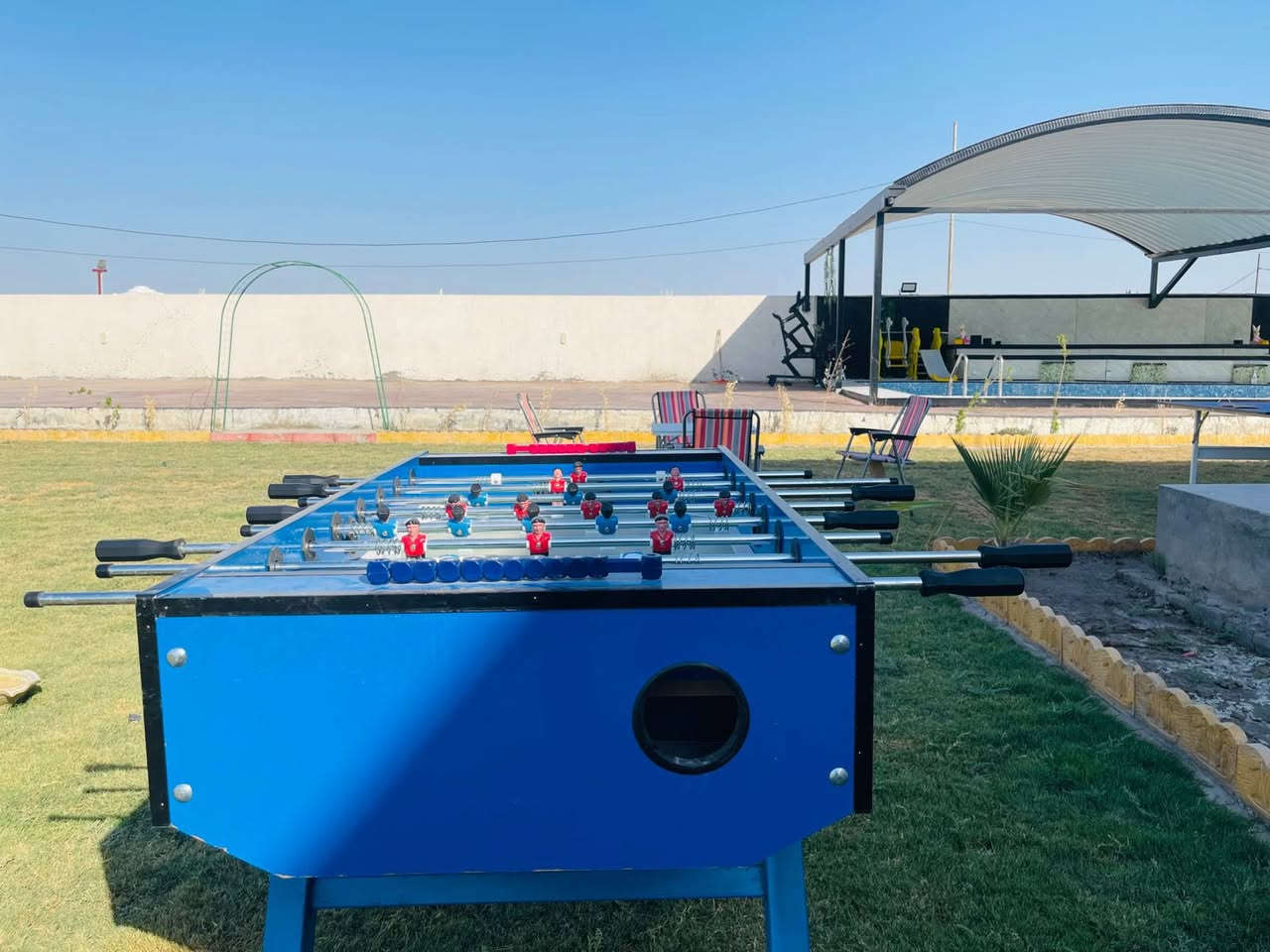 ✨
مزرعة ترفيهية مميزة للإيجار / 
استمتع بأجواء الطبيعة والهدوء، مكان مثالي للاستثمار أو قضاء أوقات ممتعة مع العائلة والأصدقاء 🏡💚

💰 تبدأ أسعار الحجز من 150,000 دينار وصعوداً
📆 حسب عدد الأشخاص وأيام الحجز

📍 العنوان: بغداد – ابو غريب - الزيتون
📞 للاستفسار: ***********
