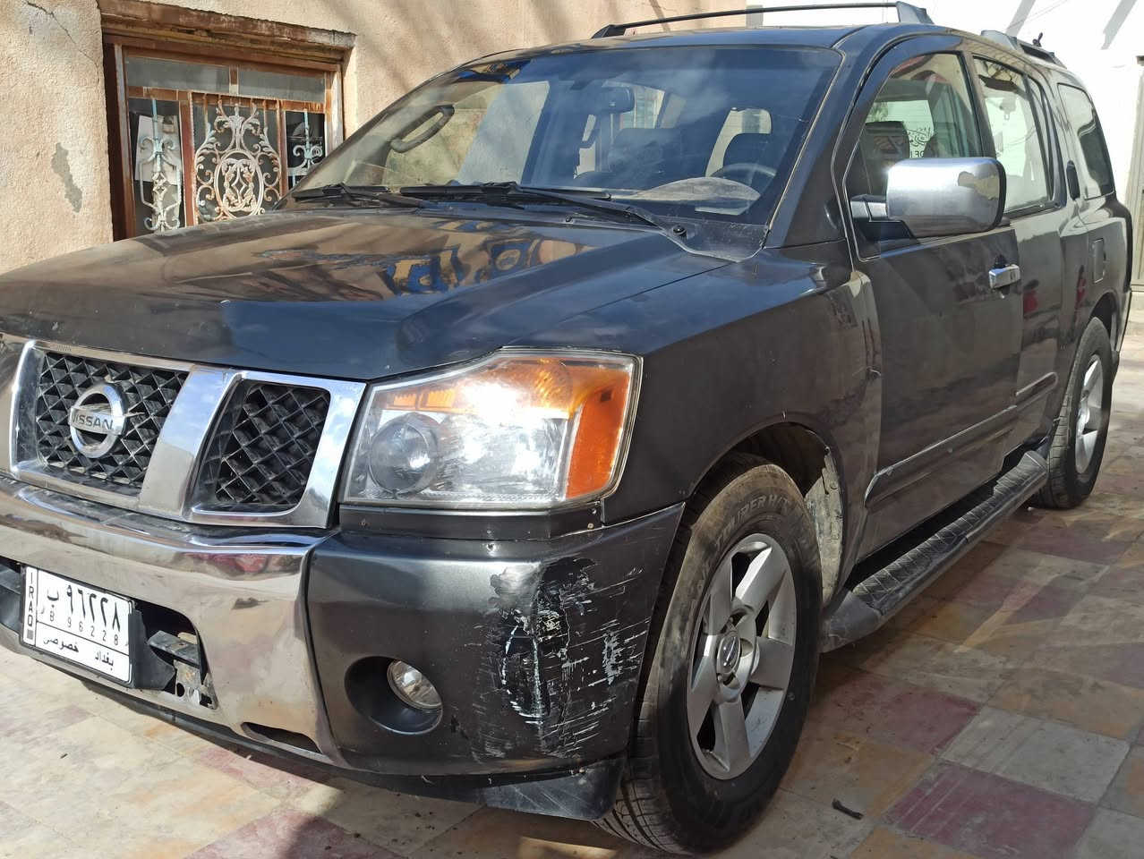 السلام عليكم
سيارة نيسان ارمادا  2007  رقم بغداد مشروع وطني  گير ومكينه خير جدد حداديه تخم تاير كهربائيات كله جديد وشرط مكفوله من الضربه صبغ حزام اثر جراد .. سيارة حلوه  مكانه الناصريه سيد دخيل ألسعر 80وبيها مجال 

..‏‪0775 042 8083‬‏
