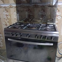 طباخ غاز • ٥ عيون • فرن واسع