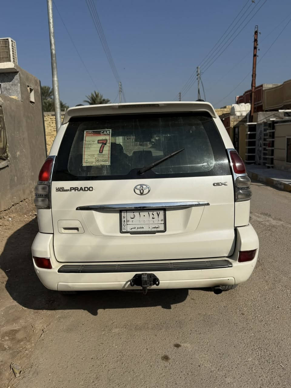 السلام عليكم لاندگروز برادو 
موديل 2006  فور ويل مكينة هايلوكس 4 سلندر  رقم بصرة تحويل ثاني يوم سياره جاهزه المكان ميسان سدة دور النفط 
للاستفسار *********** ابو حسن
