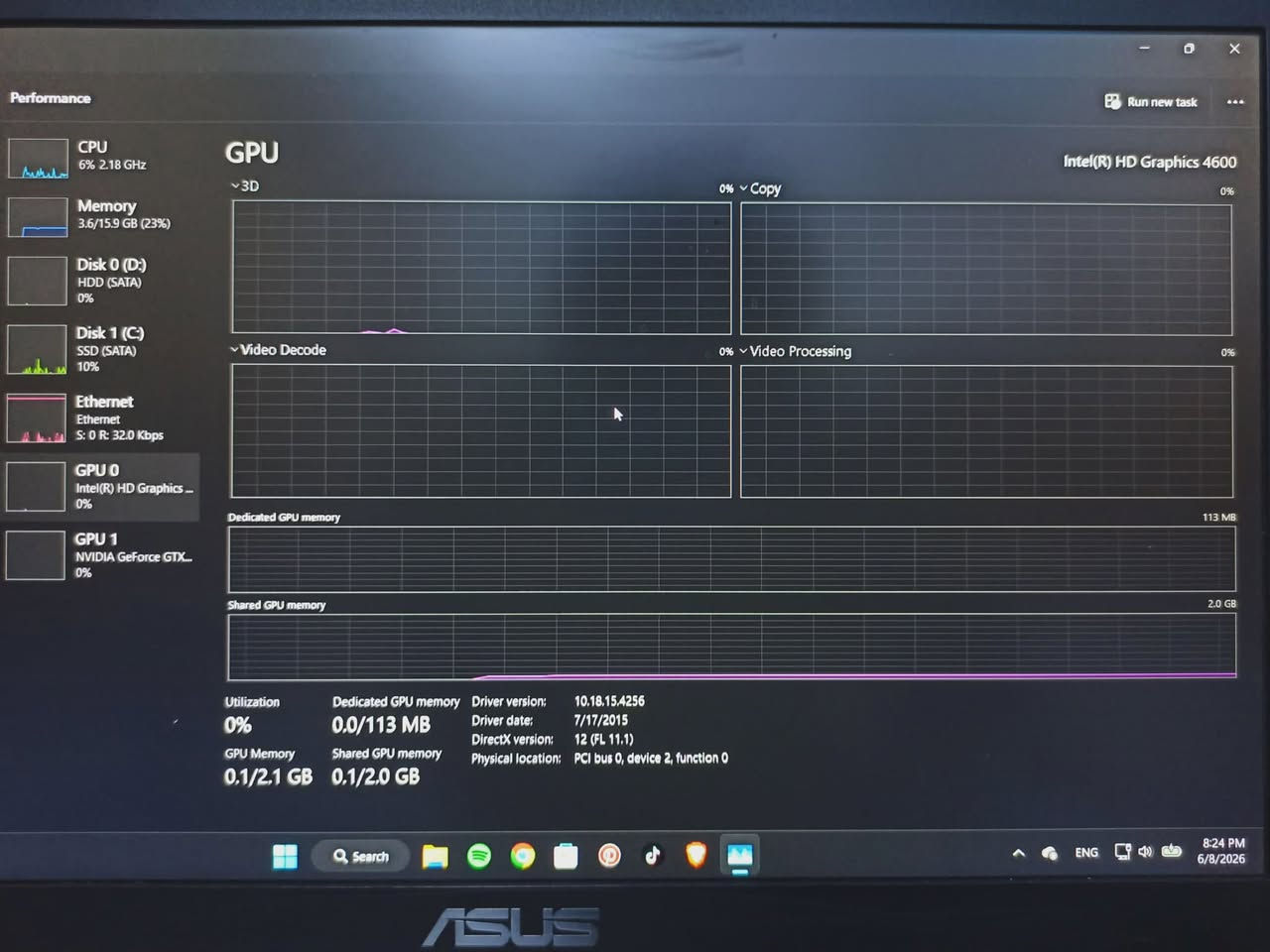 Asus Gaming 
Nvidia GeForce GTX 950M 2G

Ram 16g

HDD 1tb

SSD 236gb

Core i7-4

Windows 11

كسر خفيف ما مؤثر مثل ما واضح بالصورة

السعر 450 الف دينار

للتواصل ***********
