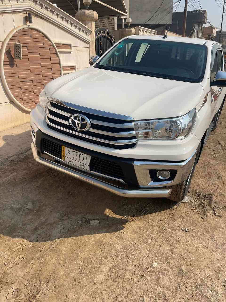 السلام عليكم بيكم هايلوكس فور ويل عالي 
موديل 2019 شركة سازز 
رقم بغداد الجديد 
تحويل مباشر 
عنوان السيارة بابل 
للاستفسار والسعر الاتصال او مراسله الصفحة 
***********
