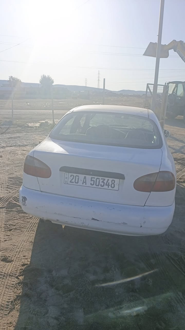 کەرکوک پەنجاعەلی
دايو لانوس 
موديل ٩٩
كير و مكينه كرولا
سنوي تازه به مشروع وطني رقم ديالا 
ده فتر بنزين هه يه
صبغ عام تصفيه معجون هه يه 
سعر 27ڕەقەم تەلەفون ***********واتساپ کراوەیە
