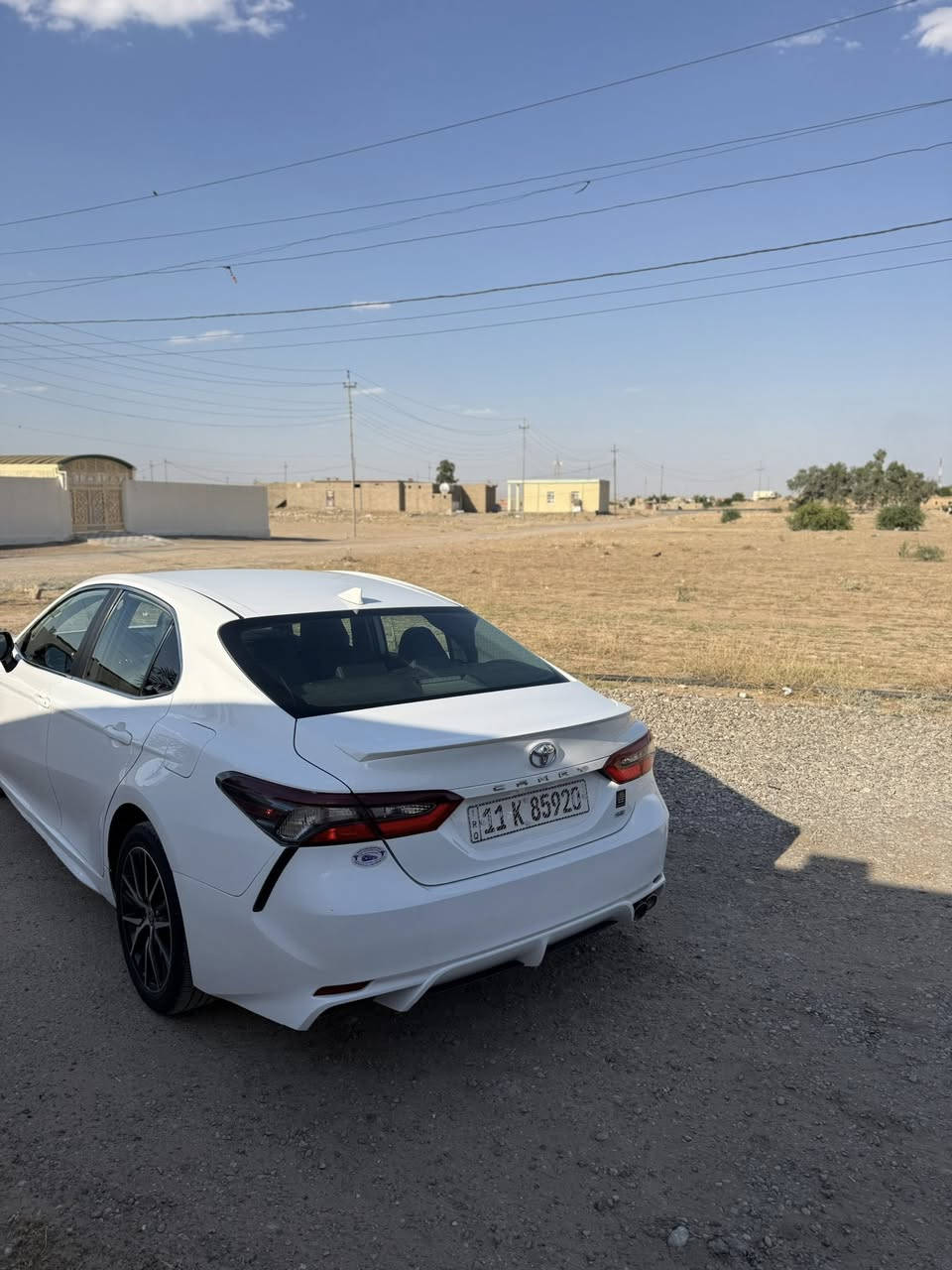 السلام عليكم 🤍
جمعة مباركة 
كامري 2024 أبيض se
ألسيارة بدون صبغ فقط بارد بل بنيد وراس الجاملغ 
والباقي كفالة بدون شخوط بدون رصعات بدون اي شي 
ماشي 34 mil گير ومحرك شرط 
تايرات جديدة وبدون اي نقط السيارة جاهزه على أخر حباية 
رقم بغداد تحويل شرط 
السعر 200 وبي مجال
***********
***********
