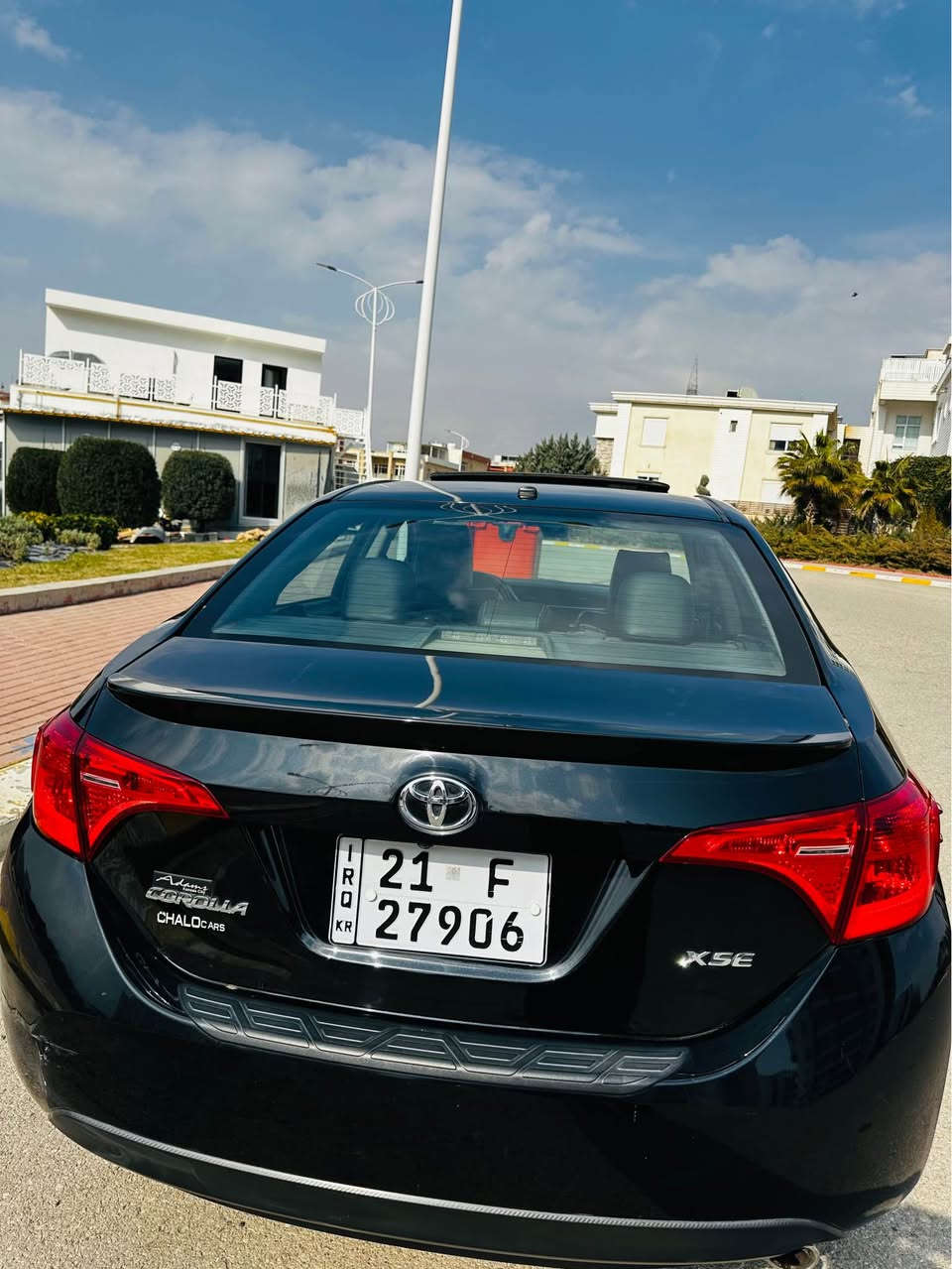 کرۆلا امریکی ٢٠١٧ XSE
مەکینە ١٨
فول مواسەفات 
ڕادار و کوشن هیتەری و جلد و تحدید سورعە 
١٧٥ هەزار کیلۆمتر ڕۆیشتوە
بۆیاخی نییە بۆنیدی گۆڕدراوە بە شەریکە
گێڕو مەکینەی بەشەرت
سەنەوی تا ٢٠٢٩ تازەیە
سعر: ١٣٨ و معامەلە

*********** السليمانية, العراق
