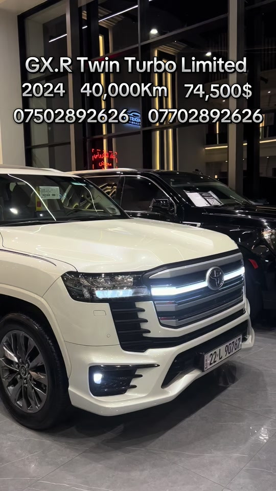 #iran #iraq #toyota #landcruiser #erbil      2024   GX.R Tuwin Turbo Limited     40,000Km    74,500$       ***********     ***********
