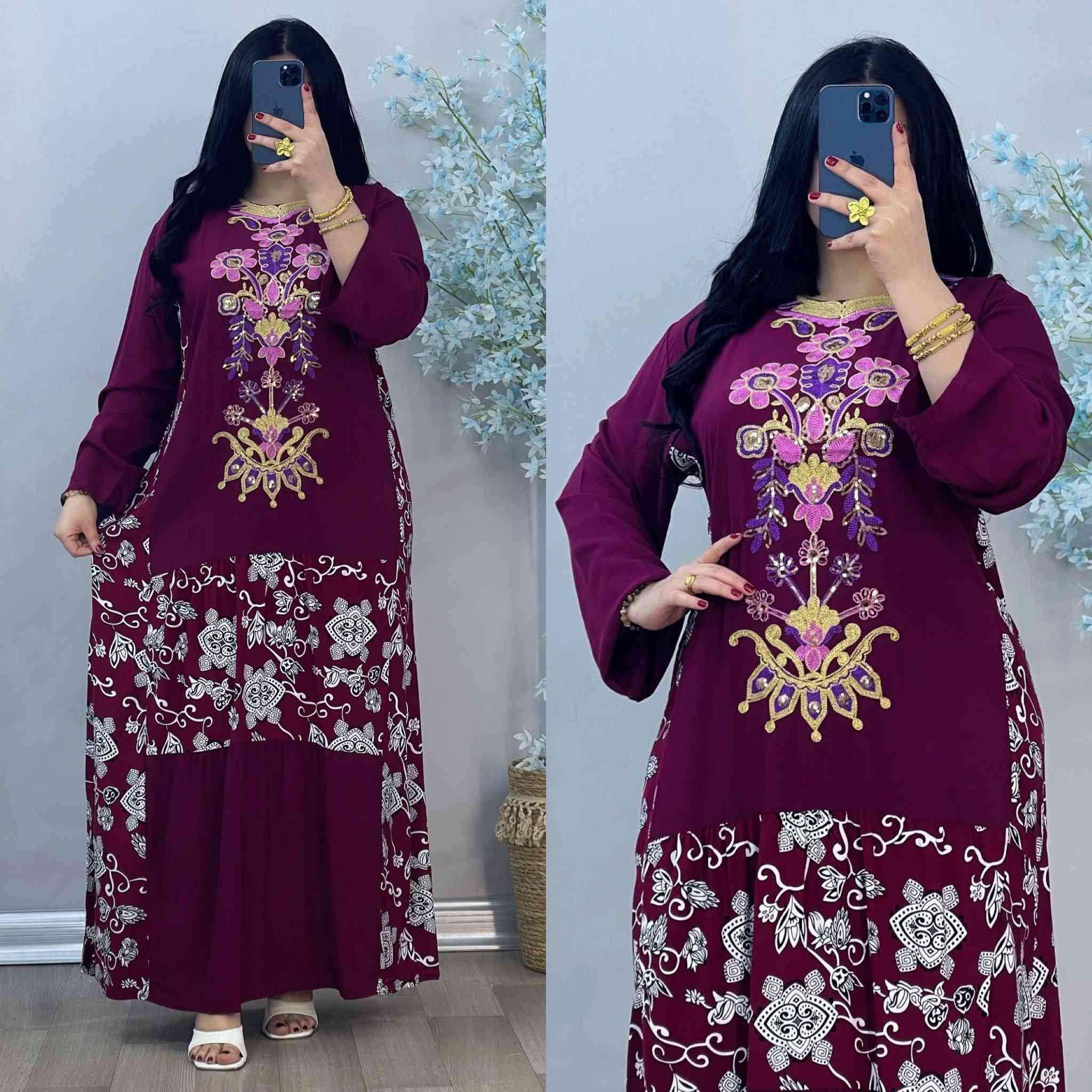 #تخفيضات
اقل طلب نص درزن 
دشداشه نسائي دبل كلوش تطريز + تشجير 😍
الخامه كشمير اماراتي ثقيل اصلي 💯
القياسات من L  الى  3XL  العارضه لابسه XL  
سعر الدرزن 12 قطعه 85 الف


**إذا كنت صاحب هذا الإعلان وتريد حذفه لأي سبب، رجاءا أرسل رسالة إلى الدعم الفني**