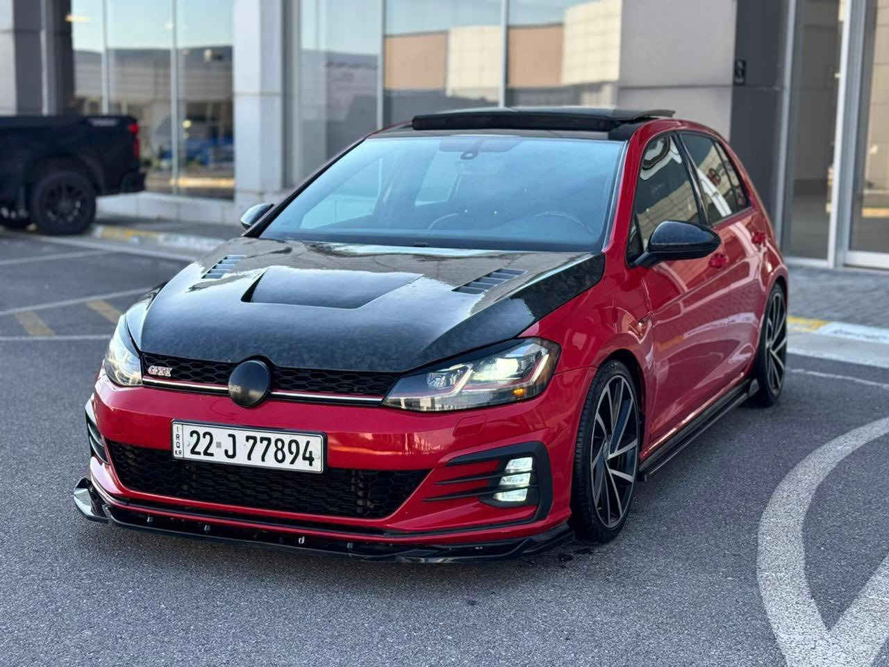 ﷽
GOLLF GTI 2020
▫️فولكسواكن گولف موديل 2020 GTI
🔹مواصفات GTI فول مواصفات ١/١ 
🔹لون مميز ( لون احمر ❤️ )

▫️محرك اربع سلندر 2.0L توربو محرك مرغوب 🔥🔥
🔹محرك و گير بشرط مامفتوح 📦✅
🔹بدون صوت و بدون صرف و خلل بشرط فحص
🔹ماشية 51 الف حقيقي 

▫️سيارة جديد حيل حيلو نظيفة 📦
🔹بيها ( واحد جملغ صبوغ بنيد محدث كاربون فايبر )
🔹سيارة جديد بدون بارد و بدون شخت بدون رصعات 📦

▫️اضافات بيها
1-ستيرن كاربون و شاموا
 2- هدرز 
 3- داون پاپ
4-لحية - دوسات
5-بونيد كاربون 
6-جناح 

مواصفات GTI فول مواصفات
( بصمة - پانوراما - كير أوتوماتيك - رادار امامي و خلفي - رادار جانبي - شاشة كبير - كشن جلد - كشن كهربا - كشن تتفيئة - بادل شفت - داخل ليد - نيضام قيادة سبورت و ئيكو - ئوتو ستؤب - لايت ليد و زينون - بلاجكتور - فوليوم - تحديد سورعة - بعد هواي مواصفات )

◽️اربع تاير ويل جديد 
🔹سيارة شرط بدون اى نواقص گير و محرك و حدادي و كاهرباى كلة بشرط
🔹سنوي و رقم و هزة جديد سنوي بأسمي
🔹 نفسي يوم / تحويل و كاله حاظر
🔹 مكان_🌆 سليماني

◽️سعر_ 158$ 🔐🔥🔥
◽️موبايل_ *********** ::: ***********
____________________________________
