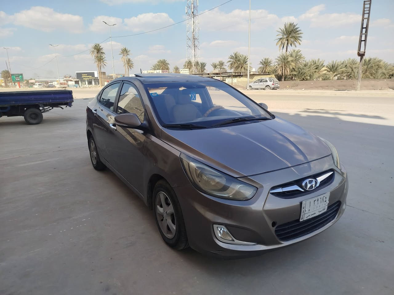 اكسنت موديل 14خليجي مكفولة 75 من الحادث بيه صبغ قطعتين بدون دواخل مكينه كير حداديه  جديدة تبريد ثلج فول مواصفات مكاني بابل***********
