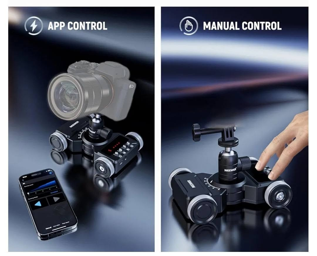 السلام عليكم للبيع لعدم الحاجة
عربة كاميرا آلية ذكية (Motorized Camera Dolly) من ماركة Neewer الموديل الحديث DL300.

المواصفات والمميزات:

تتحكم بيها بالكامل من الموبايل عبر تطبيق (Neewer App).

تحتوي على محرك صامت جداً لعدم التأثير على صوت الفيديو.

مخصصة للقطات السينمائية المتحركة، الـ B-roll، وتصوير المنتجات باحترافية.

بطاريتها قوية تدوم حتى 5 ساعات عمل مستمر.

تتحمل وزن لغاية 3 كيلو (ترهم للموبايل، كاميرات الجوبرو، وكاميرات الـ DSLR والـ Mirrorless).

النظافة والملحقات: نظيفة جداً (أخو الجديد) وتأتي كاملة مع الحقيبة الأصلية، رأس كروي (Ball Head)، وحامل الموبايل.

السعر: [ 165 ألف دينار] وبيه مجال بسيط.
التوصيل: [متوفر توصيل أو الاستلام مباشر].

للتواصل ومزيد من التفاصيل يرجى مراسلة الخاص أو واتساب: [***********].
