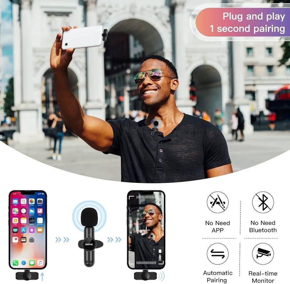 20 الف 
نك مايك مواصفات عاليه 
ميكروفون لاسلكي صغير الحجم لأجهزة iPhone و iPad، ميكروفون لاسلكي سهل الاستخدام للتسجيل والبث المباشر و YouTube و TikTok، خاصية إلغاء الضوضاء، مزامنة تلقائية، لا يتطلب تطبيقًا (2 في 1/IOS)


**إذا كنت صاحب هذا الإعلان وتريد حذفه لأي سبب، رجاءا أرسل رسالة إلى الدعم الفني**
