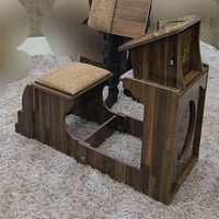 كرسي صلاة "قلاب" من خشب نوعية ممتازة HDF  لون صاجي كما موضح في الصور م...