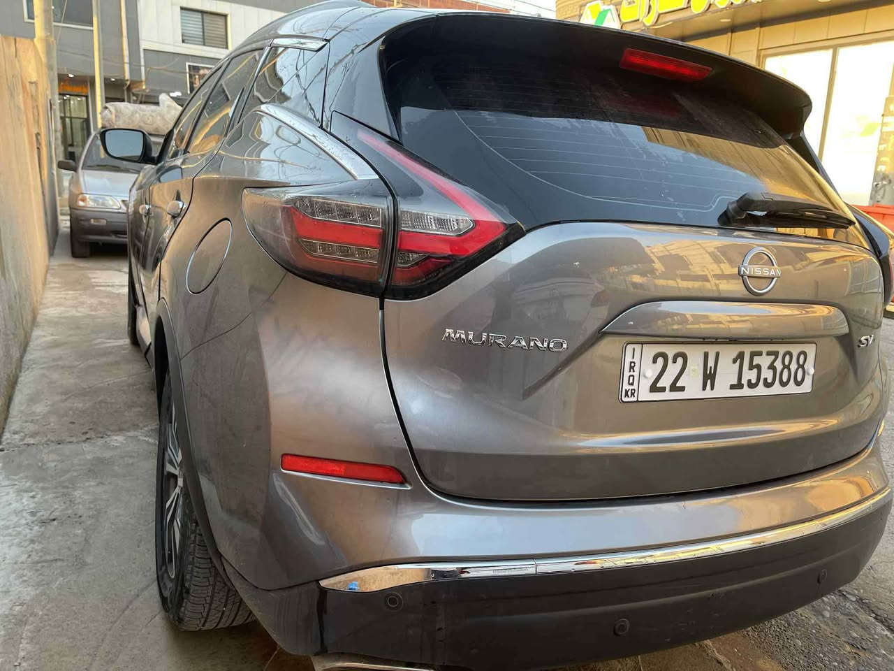 نيسان مورانو
V6
٢٠٢٣
Sv فوول فوول
كوشن جلد 
كوشن هيتةر 
كوشن كارةباي
رادار 
حساس
بةسمة
شاشة گةورة 
تحديد سورعة
فوول فوول 
دوو بارجةي بوياغة 
جاملغ و دةرگةي سةياق 
بي زوري
رقم و سةنةوي و هةزةي نوية
شوين هةولير 
*********** أربيل, العراق
