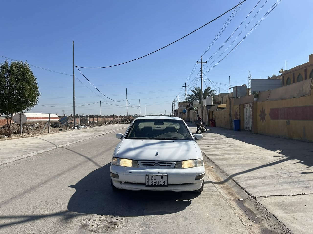 كيا سيفيا موديل 95 رقم إنكليزي بأسمي تخم تاير محرك بدون تنقيص ولا بخار كير جيد جداً كهربائيات كامله شاشه كامره خلفيه تبريد شغال مصبوغه عام 
السعر 33$
العنوان ديالى خان بني سعد 
الجوال  ***********
