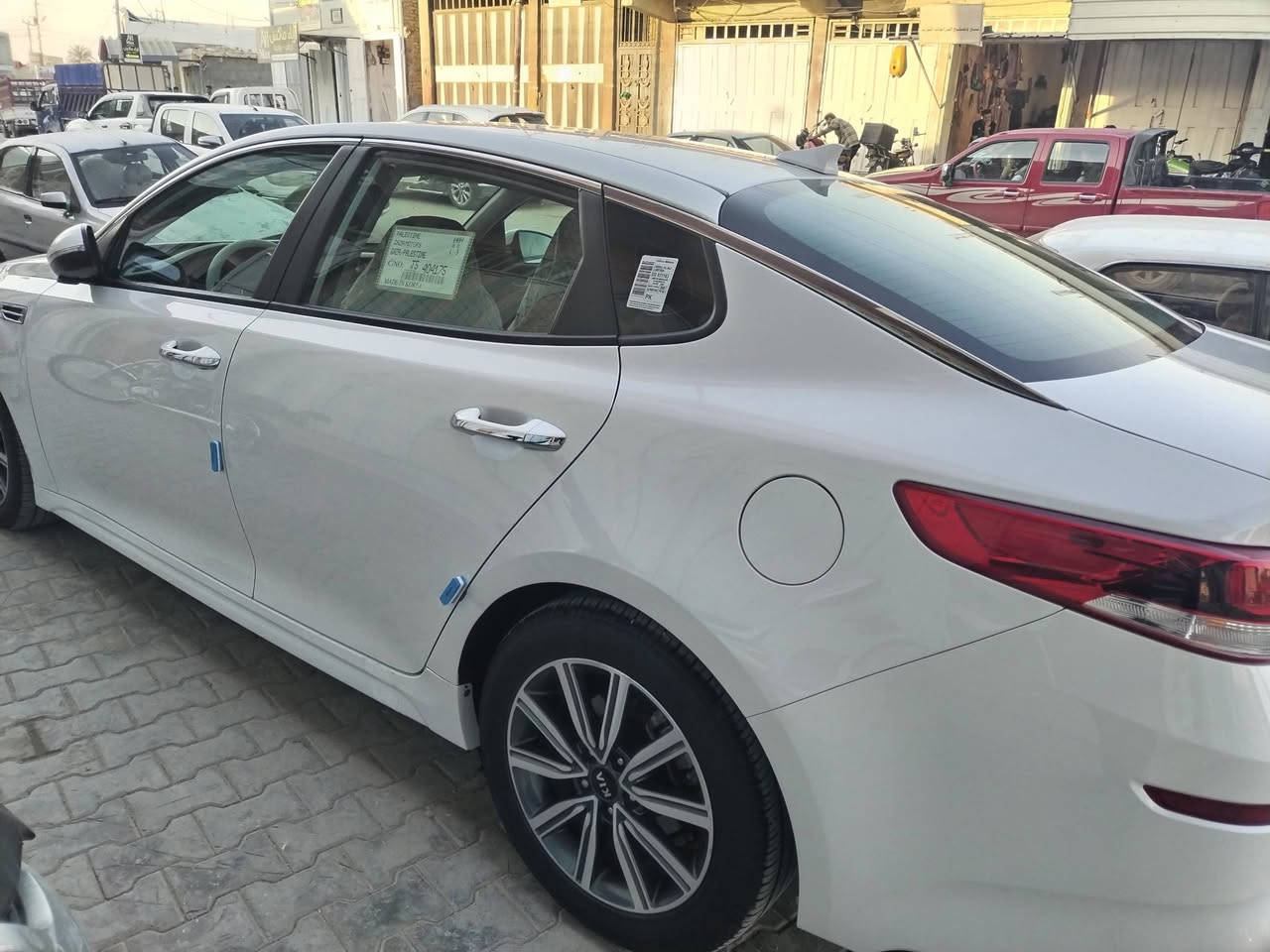 السلام عليكم
للبيع كيا اوبتيما موديل 2019 أمريكي تبديل جاملغ وبنيد اصليات صور الحادث مرفقه بالمنشور بغداد دولي بسمي السنوية ل 2031 ماشية 117  جاهزة للاخير محرك 2400 ما مفتوح شرط شركة تبريد تدفئه تخم تاير حداديه خير من الله رادار اربع جهات مانع انزلاق قيادة ذاتيه شاشه كبيره تحذير قيادة مثبت سرعة سعرها 138 مكاني الديوانية
***********

***********
