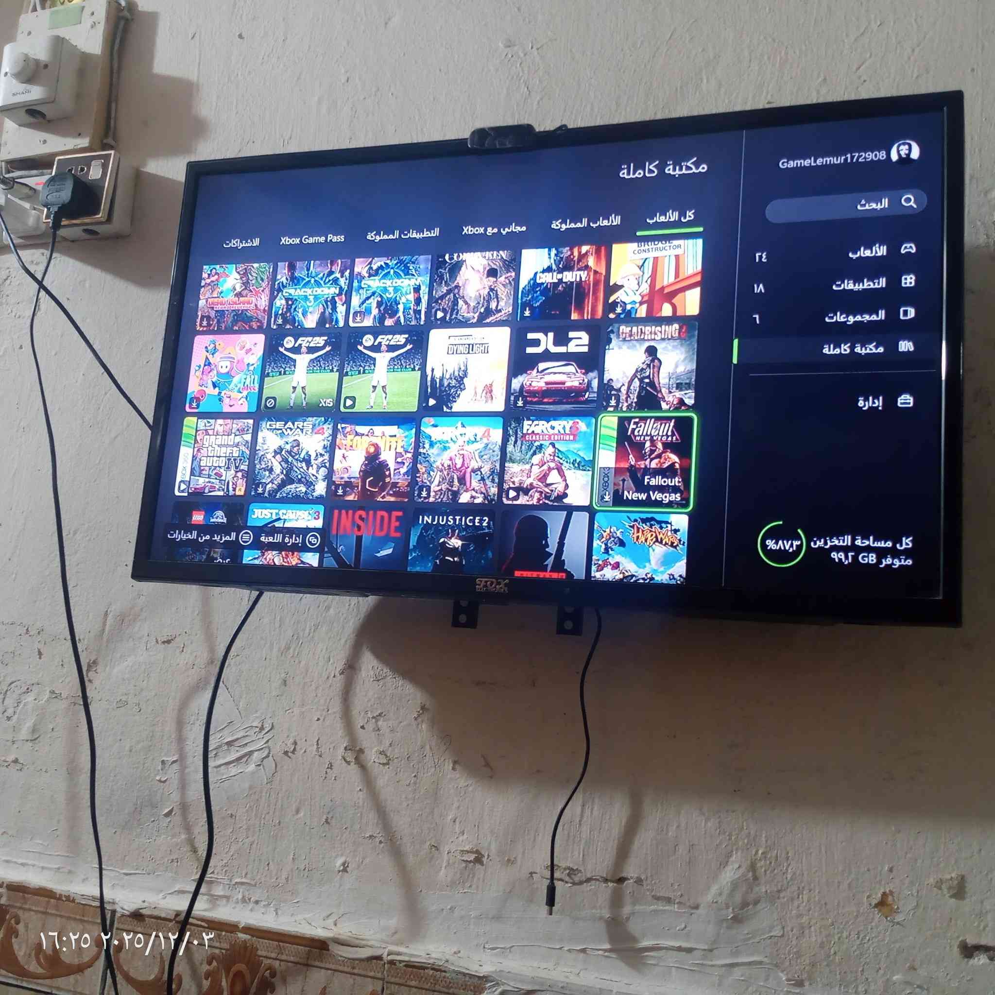 سلام عليكم متوفر عندي
اكس بوكس وان اكس جهاز 4k HDR
وياه جويستك+ حساب مملوك غالي صارف عليه فلوس دنيا
وكلها العاب مشتريها مو مشترك ولا مجانيه لا
شوفو الصور فقط جويستك غيرته الجويستك وايرلس
-----------------------------------------------------------------
مكاني البصره حيانية
السعر 430 الف مع الحساب اقبل مراوس بيسي 
واقبل مراوس نيتندو سويتش مهكر لكن الجهاز فقط بدون حساب اطيك


**إذا كنت صاحب هذا الإعلان وتريد حذفه لأي سبب، رجاءا أرسل رسالة إلى الدعم الفني**