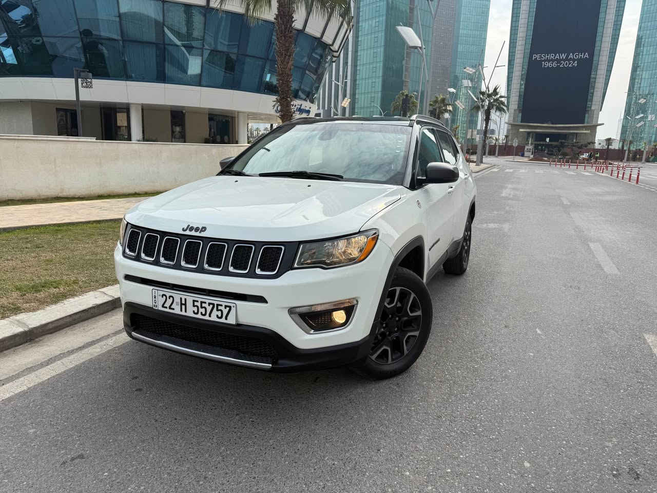 جێپ كۆمپاس  رەنگ سپی مۆدیل 2019مواسفات ترایل هۆك فول فول سقف رەش  دوو پارچە بۆیاخە چاملغ بۆنیت بێ ژوورێ هەموو شتێك بلادی بەشەرت  105milesهەزار میل رۆشتیە سعری تەنها 129$ناو نیشان هەولێر 
Whats app        Viber        Telegram 
***********             0751 403 9383 أربيل, العراق
