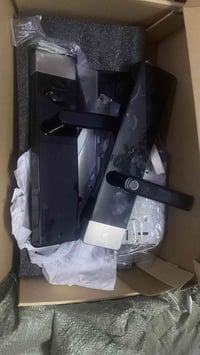 كيلون مال باب تصميم حديث لمس +رمز سري +بصمه وجه+بطاقه RFID اعلى سعر يو...