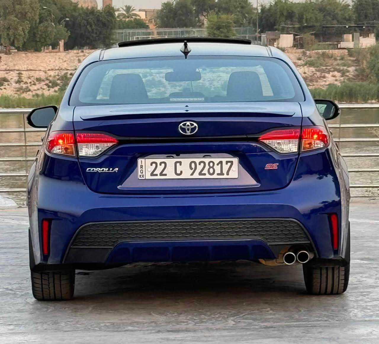 السلام عليكم

كولا للبيع موديل 2022  مواصفات  se  
السياره لونين ازرق وسقف اسود 
ماشيه 21 الف وجديده وجاهزه من كلشي 
(وارد امريكي )الضرر  شخط بالبابتين فقط بدون ايرباك والصوره موجوده بالمنشور 
رقم ارييل  بأسمي  تحويل  مباشر 

سلايد روف 
بصمه وتشغيل عن بعد 
تحكمات بل ستيرن 
شفتات بالاستيرن 
شاشه اصليه 
كامره خلفيه 
اشاره بالمري 
ويل كب كروم حجم 17 انج 
تدفئه كشنات 
شاحن وايرلس 
نقطه عمياء 
 قياده ذاتيه 
تحديد مسار 
لايتات ايل اي دي 
سايد ابريك كهرباء 
السياره جديده ورايدها   148$
الاتصال ***********
بغداد / الوزيريه
