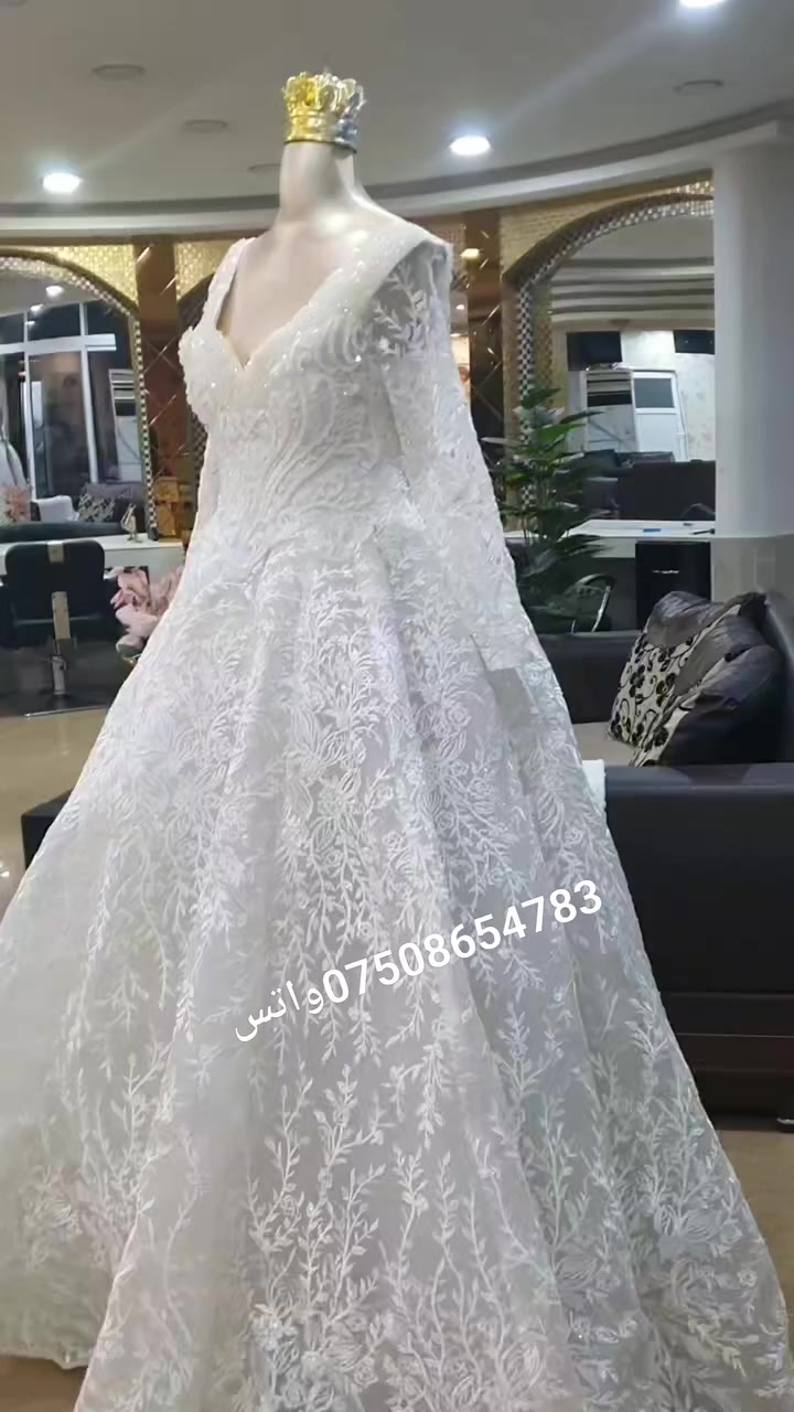 بيع فساتين سهره وزفاف جديد فقط للحجز*********** واتس
