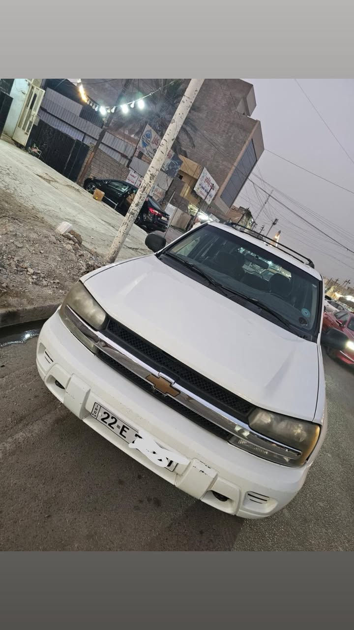 سلام عليكم
بلايزر 2003 خليجية
اربيل دولي بأسمي
ماشية 153 حقيقي

كلش حلوه ومابيها نقوصات
مسويلها ادامه
فيت بم + فلتر بانزين +بلكات اصليه+ تنظيف النوزلات + حساس في في تي جديد وكاله + كلج مروحه اصلي
تايراتها مصار فتره من بدلتها كلش نضاف
باتريها جديد شديته نوعيته كلش زينه
صدرها كلش لوز وطستها زيرو
ماعندي فيش وتحويرات
السيارة بلادية
مكينة بلادية 6 سلندر
السعر 82 ورقة
مكاني بغداد / شارع المغرب
***********
