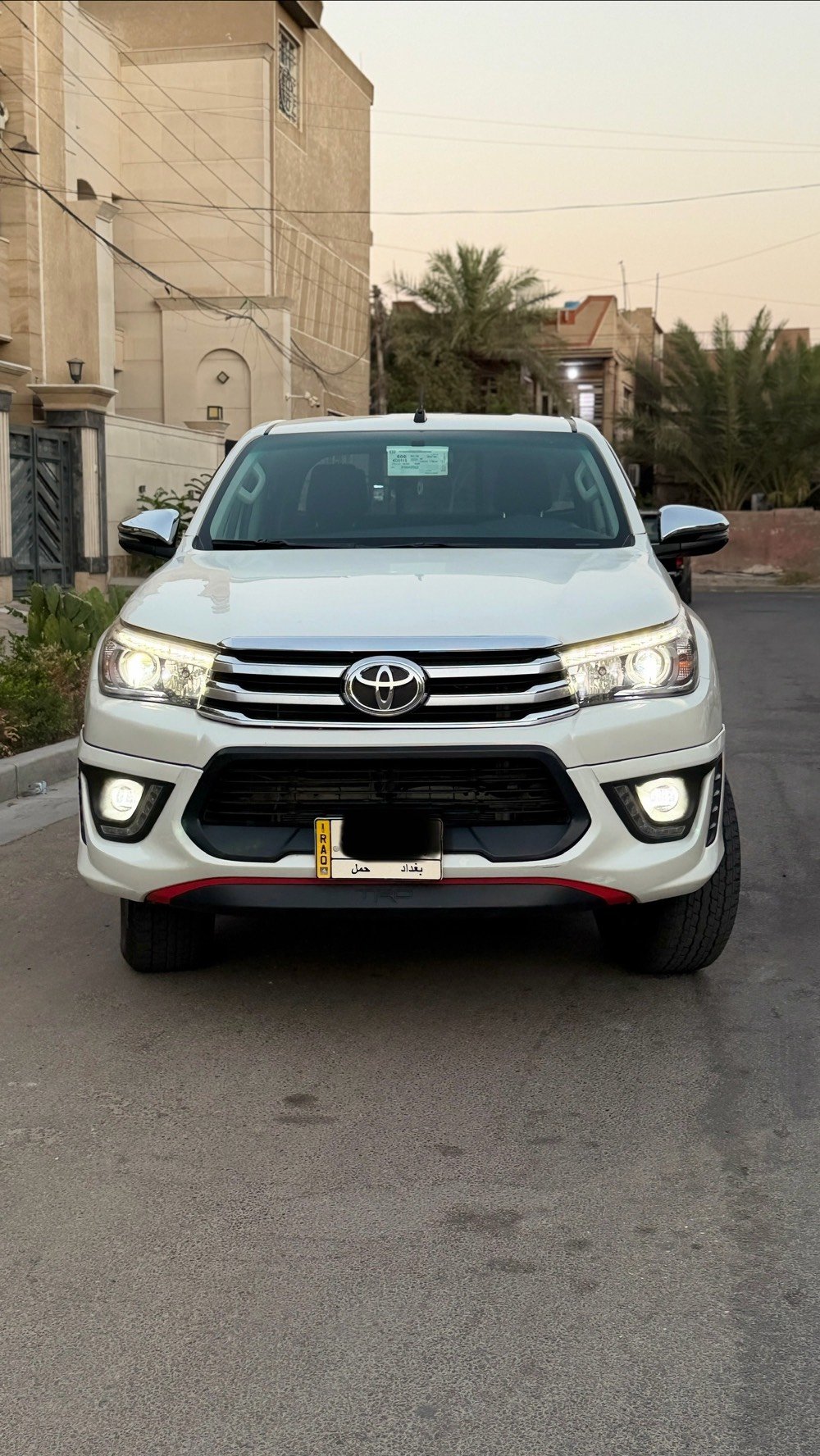 السلام عليكم للبيع هايلوكس Trd موديل 2020 كويتي محرك 6 سلندر 4000 فور ويل4*4 رقم بغداد تحويل مباشر السياره مكفوله عدا الجاملغ الامامي الايمن مصبوغ وبارد بسيط بالبنيد مكاني بغداد

السعر 258 وبيها مجال

للاستفسار:

***********
