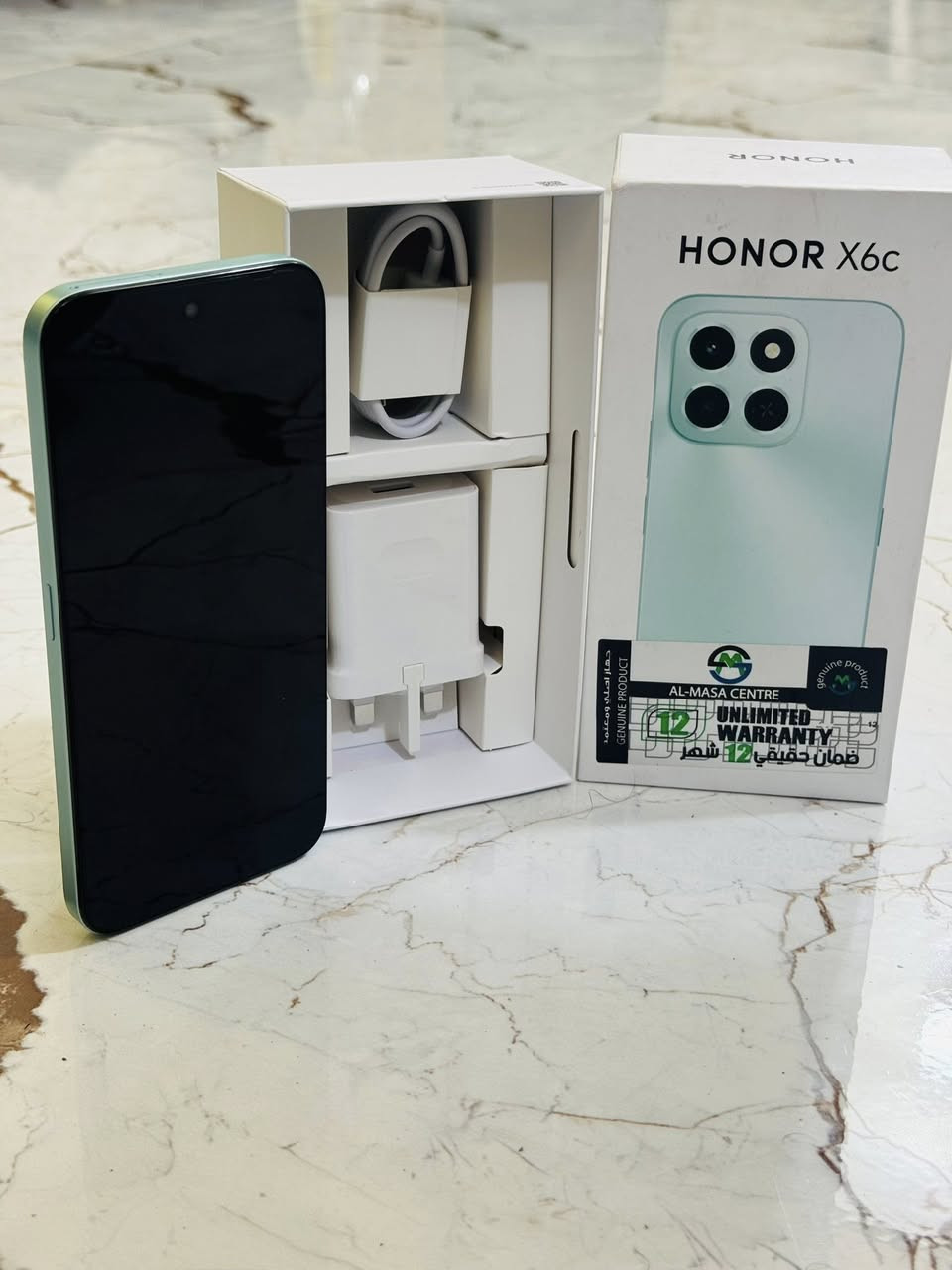 للبيع – جهاز جديد (جديد) (جديد) غير مستخدم 

🔹 نوع الجهاز: هونر x6c
🔹 الذاكرة:- ٢٥٦ 
🔹الملحقات:- كيبل وشاحنة غير مستخدمة " مال الجهاز "
🔹السعر:- ١٦٥ الف 
______________________________
العنوان:- صلاح الدين - قضاء بلد 
للأستفسار اكثر الاتصال :-
(***********)
(***********)
او مراسلتنا عبر الواتساب من خلال الرابط ادناه:- 

https://api.whatsapp.com/send/?phone=9647771588622&text&type=phone_number&app_absent=0&wame_ctl=1
