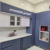 زبائن سنتر الماس للمطابخ التركيه تم تجهيز كاونتر خشب HDF دبل ملحق بالل...