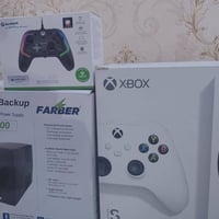 اكس بوكس سيريس اس ذاكره 512 نضيف كلش يجي ويا جوستك الاصليه وجوستك تجار...
