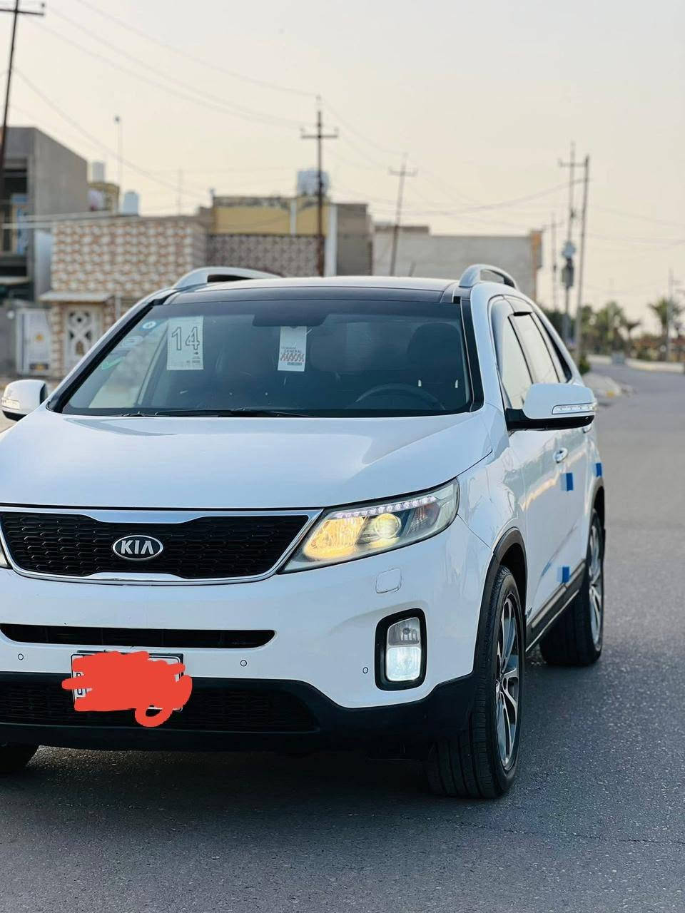 السلام عليكم سورنتو موديل 2014 فول واحد على واحد بانوراما بصمه بيه باب وجاملغ كلير بدون تبديل تبريد فول تخم تاير 6 سلندر السعر 170 وبيه مجال حك الجيه المكان ديوانيه الرقم ***********
