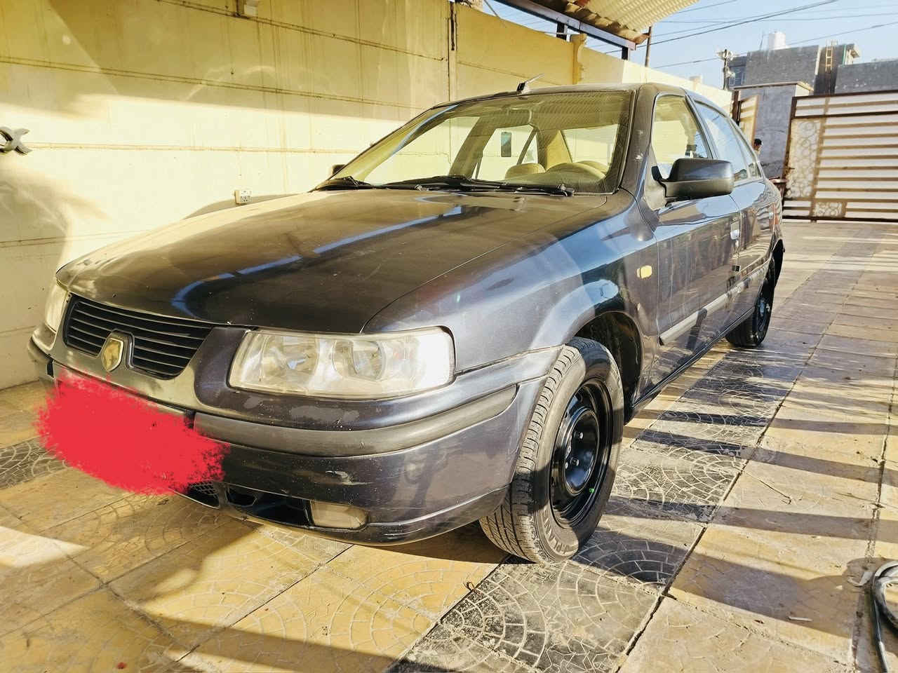 السلام عليكم سمند خصوصي لون أزرق نيلي مميز 2012 بأسمي رقم أنكليزي جديد بيهه فقط جراد ب صفحه اليمنه مكينه كير بلاديات منضومه تبريد كلهه جديده راديتر ومي زيتي اخضر اصلي بيهه فقط طبلات الصدر تعبانات صدرهه شوي بي طكه تخم تاير جديد وياله مصبوغات حراري السعر 48 بيهه مجال قليل  للشراي بيهه منضومه غاز ايطاليه 60 لتر مكاني بغداد الامين الثانيه ***********
