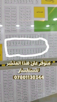 متوفر علئ هذا الشارع للستفسار 07801130344