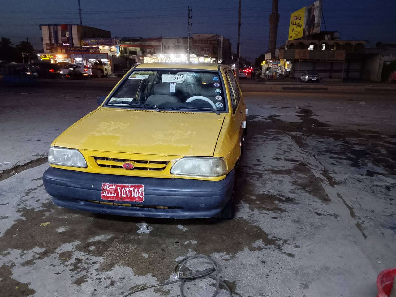 سلام عليكم سياره سايبا موديل 12 رقم بغداد صدام بدون تحويل بدون تحويل سياره حلوه ونضيفه كير مكينه خير من الله تخم تاير باتري جديد كهربائيات كلها شغاله كشرها كدام عينك سياره حلوه مال شغل سعر 900ابيع مكاني بغداد الزعفرانية رقم ***********
