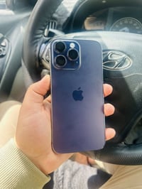 ايفون 14 برو ماكس ذاكره 128 بطاريه 93 دبل سيم ZA فقط مبدل شاشه بصمه ال...